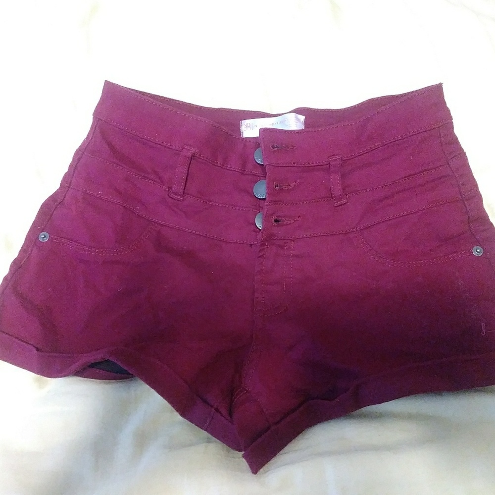 High waisted shorts